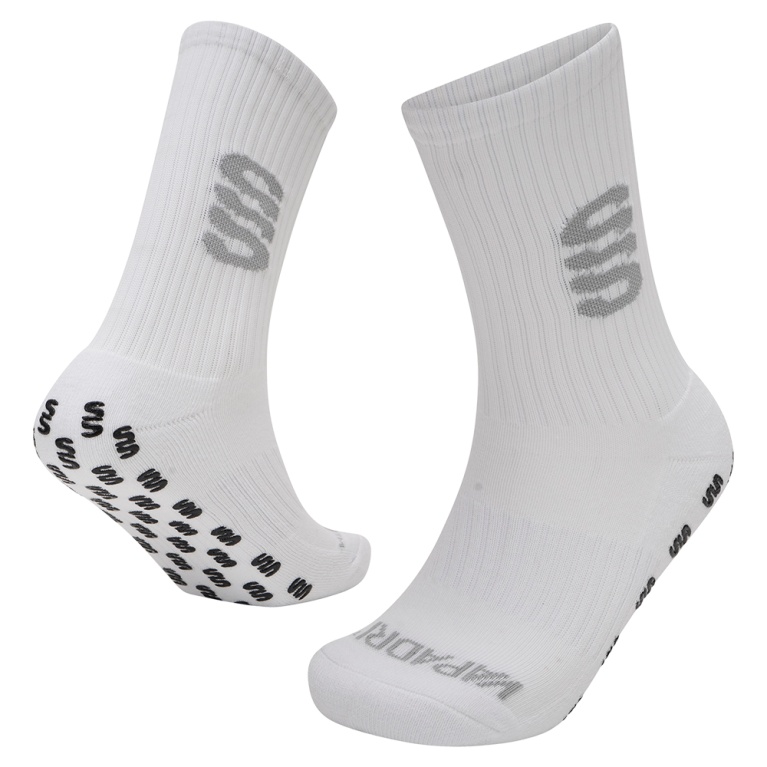 St Christophers School Students - Quarter Gripper Sock - White